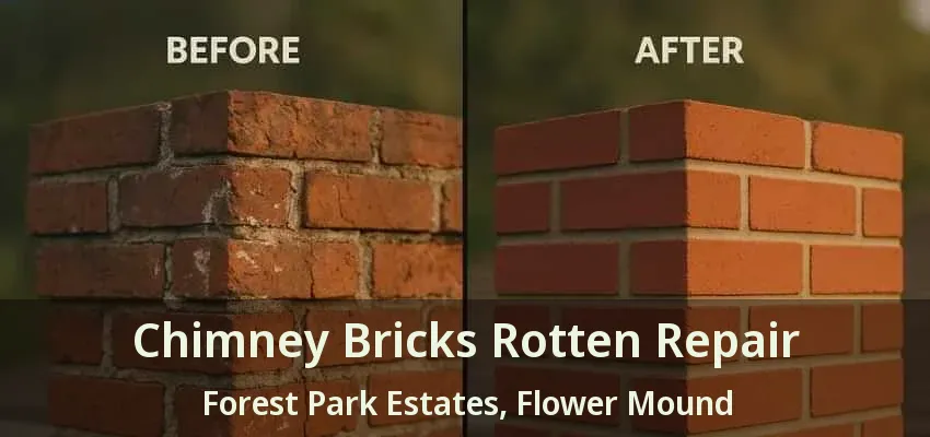 Chimney Bricks Rotten Repair Forest Park Estates, Flower Mound - TX