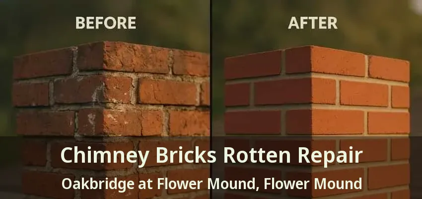 Chimney Bricks Rotten Repair Oakbridge at Flower Mound, Flower Mound - TX