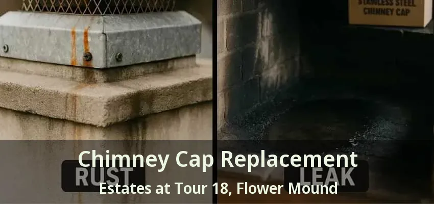 Chimney Cap Replacement Estates at Tour 18, Flower Mound - TX