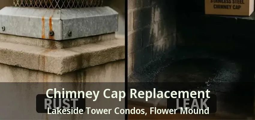 Chimney Cap Replacement Lakeside Tower Condos, Flower Mound - TX