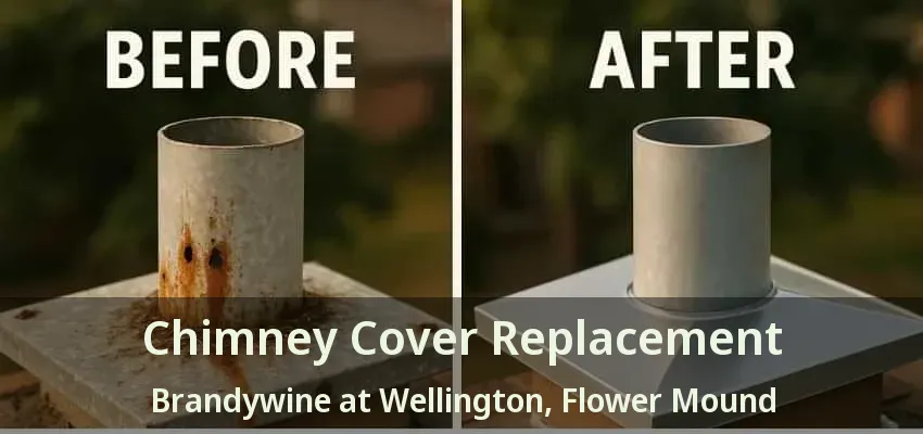 Chimney Cover Replacement Brandywine at Wellington, Flower Mound - TX