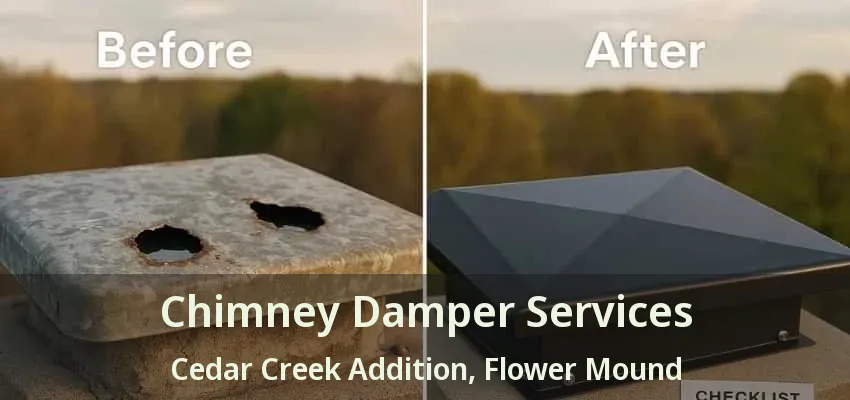 Chimney Damper Services Cedar Creek Addition, Flower Mound - TX