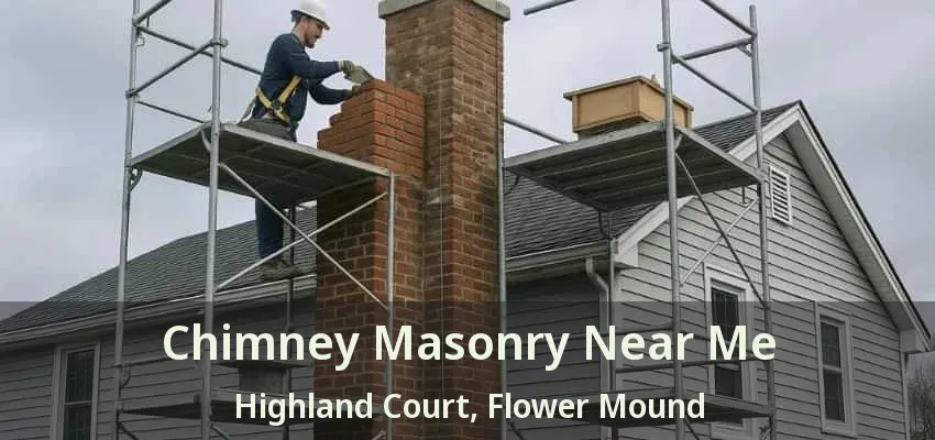 Chimney Masonry Near Me Highland Court, Flower Mound - TX