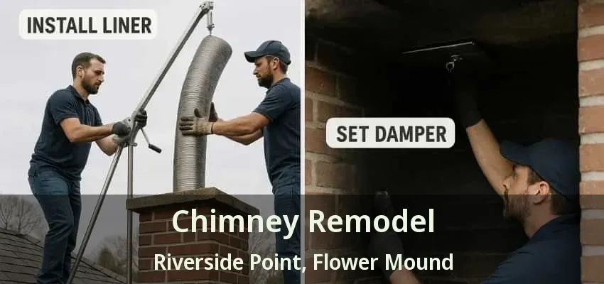 Chimney Remodel Riverside Point, Flower Mound - TX