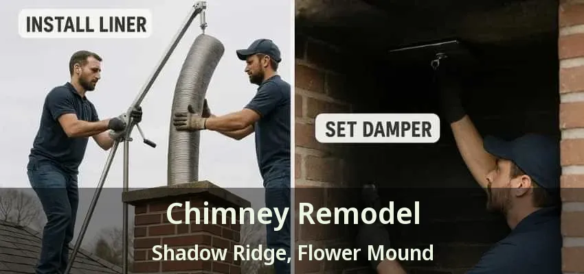 Chimney Remodel Shadow Ridge, Flower Mound - TX