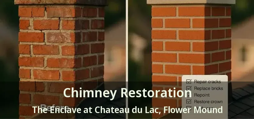 Chimney Restoration The Enclave at Chateau du Lac, Flower Mound - TX
