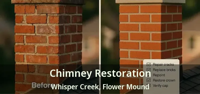 Chimney Restoration Whisper Creek, Flower Mound - TX