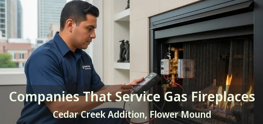 Companies That Service Gas Fireplaces Cedar Creek Addition, Flower Mound - TX