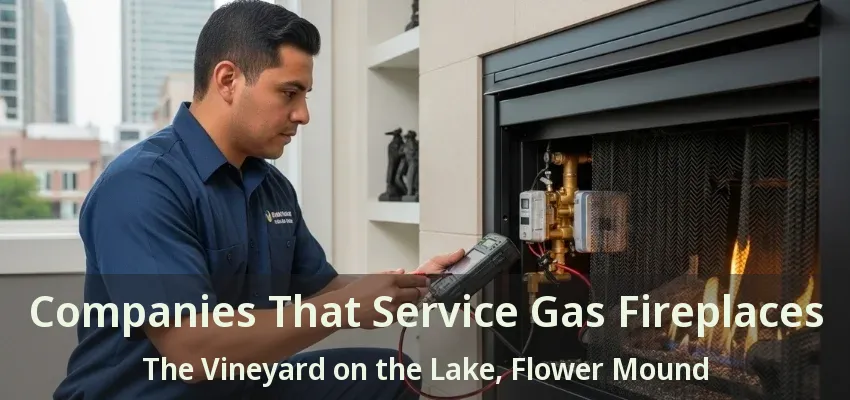 Companies That Service Gas Fireplaces The Vineyard on the Lake, Flower Mound - TX