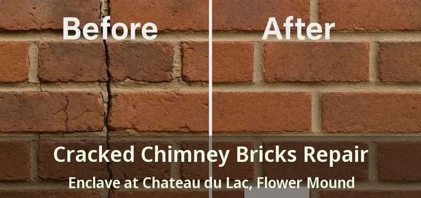 Cracked Chimney Bricks Repair Enclave at Chateau du Lac, Flower Mound - TX