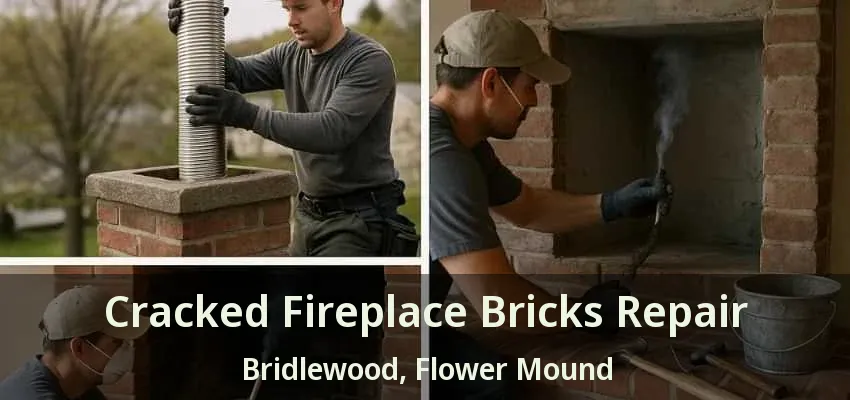 Cracked Fireplace Bricks Repair Bridlewood, Flower Mound - TX