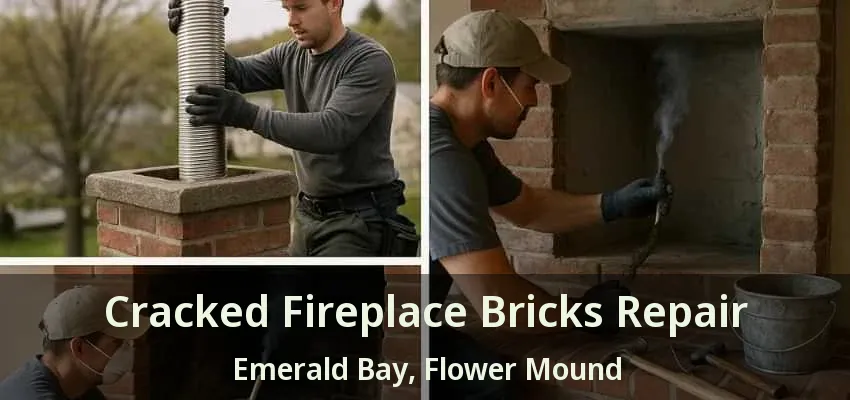 Cracked Fireplace Bricks Repair Emerald Bay, Flower Mound - TX