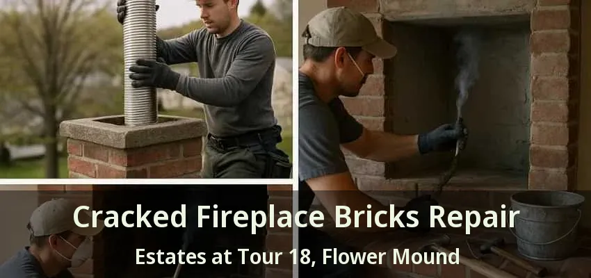 Cracked Fireplace Bricks Repair Estates at Tour 18, Flower Mound - TX