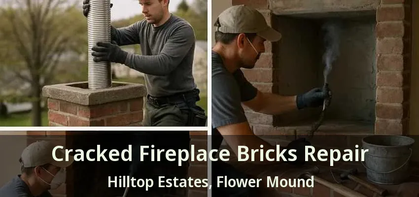 Cracked Fireplace Bricks Repair Hilltop Estates, Flower Mound - TX