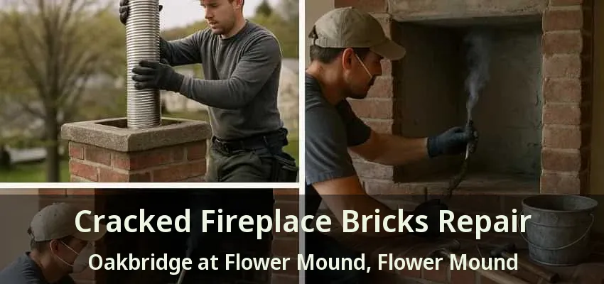 Cracked Fireplace Bricks Repair Oakbridge at Flower Mound, Flower Mound - TX