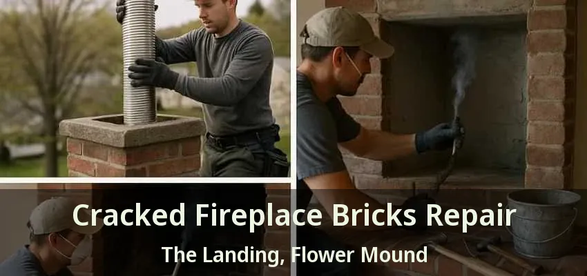 Cracked Fireplace Bricks Repair The Landing, Flower Mound - TX