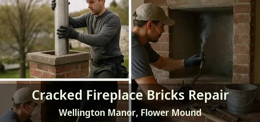 Cracked Fireplace Bricks Repair Wellington Manor, Flower Mound - TX