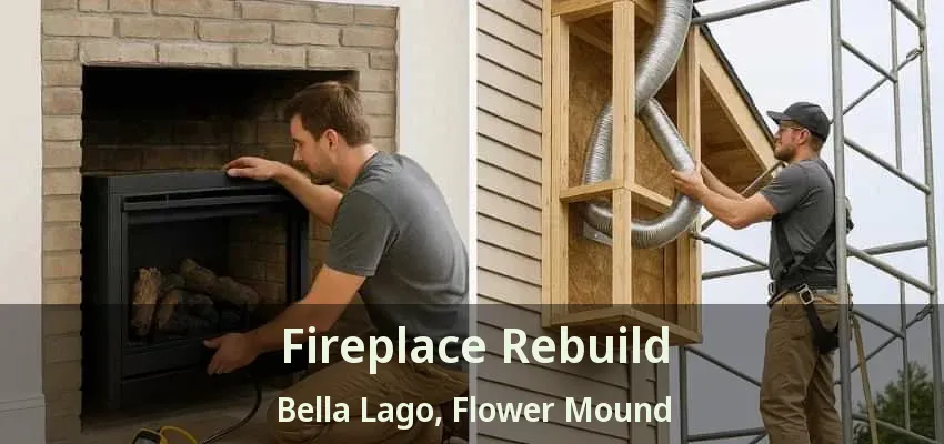Fireplace Rebuild Bella Lago, Flower Mound - TX