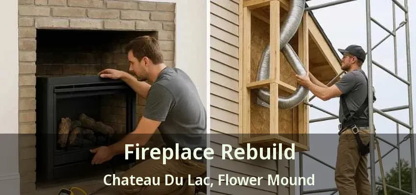 Fireplace Rebuild Chateau Du Lac, Flower Mound - TX