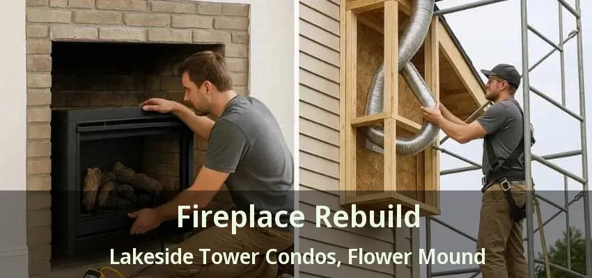 Fireplace Rebuild Lakeside Tower Condos, Flower Mound - TX