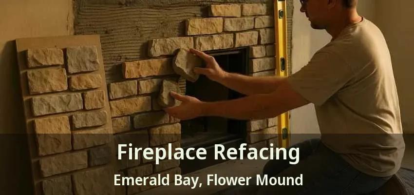 Fireplace Refacing Emerald Bay, Flower Mound - TX