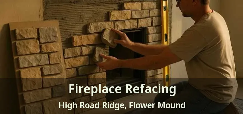 Fireplace Refacing High Road Ridge, Flower Mound - TX