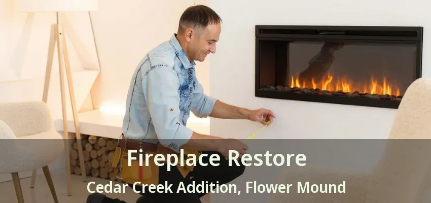 Fireplace Restore Cedar Creek Addition, Flower Mound - TX