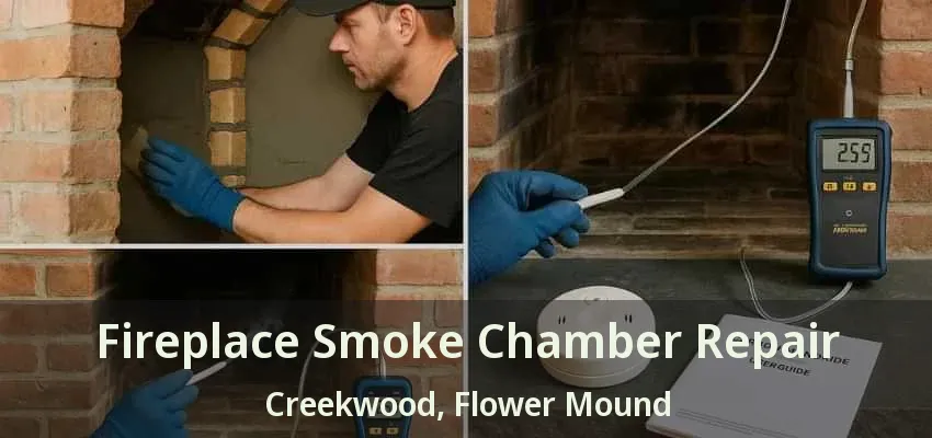 Fireplace Smoke Chamber Repair Creekwood, Flower Mound - TX