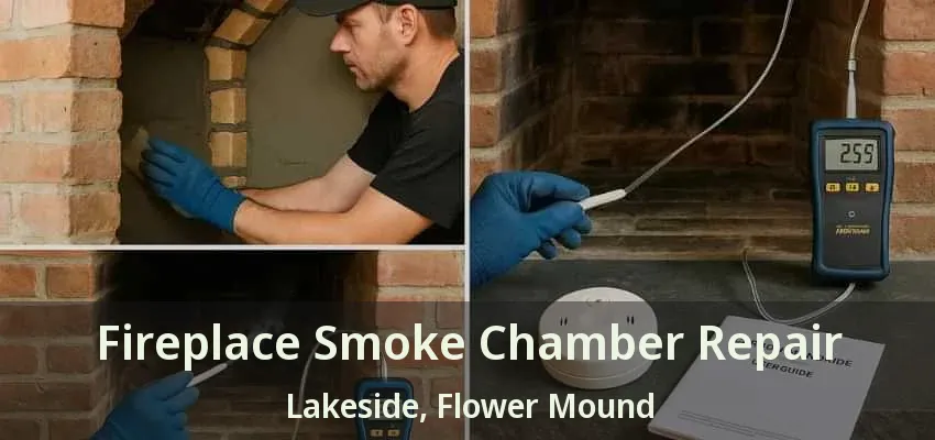 Fireplace Smoke Chamber Repair Lakeside, Flower Mound - TX
