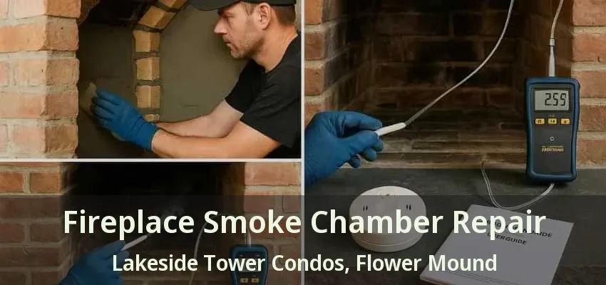Fireplace Smoke Chamber Repair Lakeside Tower Condos, Flower Mound - TX