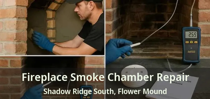 Fireplace Smoke Chamber Repair Shadow Ridge South, Flower Mound - TX