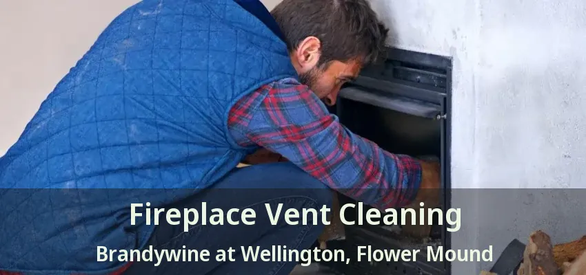 Fireplace Vent Cleaning Brandywine at Wellington, Flower Mound - TX
