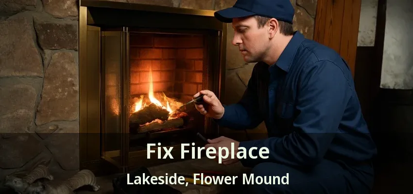 Fix Fireplace Lakeside, Flower Mound - TX