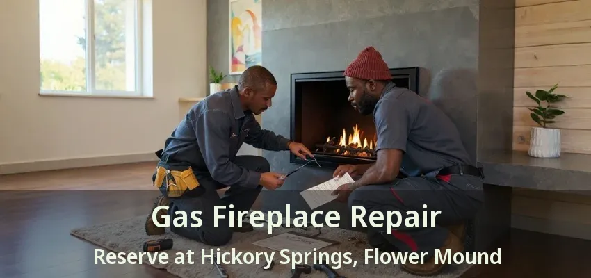 Gas Fireplace Repair Reserve at Hickory Springs, Flower Mound - TX