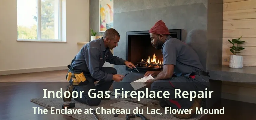 Indoor Gas Fireplace Repair The Enclave at Chateau du Lac, Flower Mound - TX