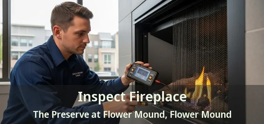 Inspect Fireplace The Preserve at Flower Mound, Flower Mound - TX