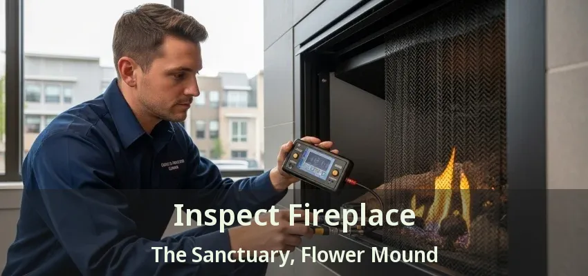 Inspect Fireplace The Sanctuary, Flower Mound - TX