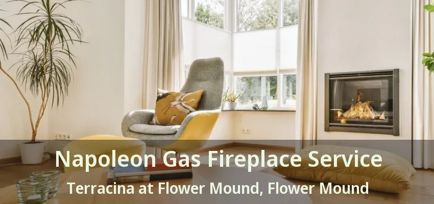 Napoleon Gas Fireplace Service Terracina at Flower Mound, Flower Mound - TX