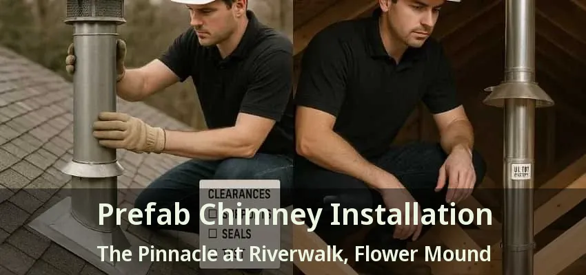 Prefab Chimney Installation The Pinnacle at Riverwalk, Flower Mound - TX