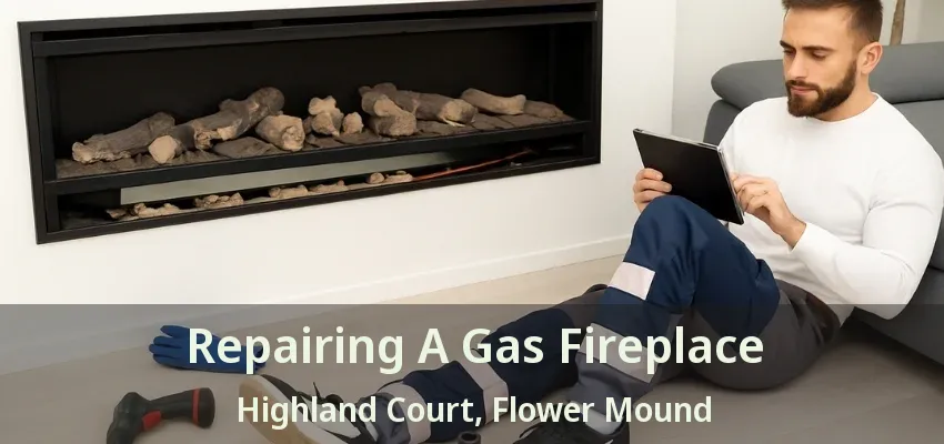 Repairing A Gas Fireplace Highland Court, Flower Mound - TX