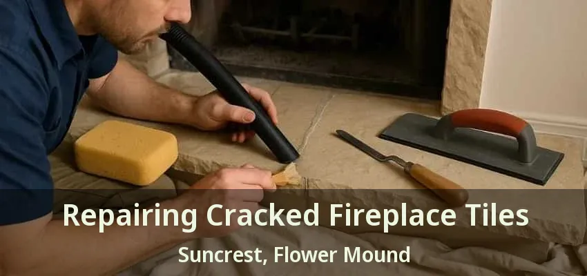 Repairing Cracked Fireplace Tiles Suncrest, Flower Mound - TX