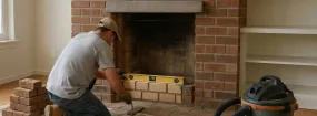Fireplace Rebuild Hilltop Estates, Flower Mound