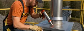 Prefab Chimney Installation Riverside Point, Flower Mound